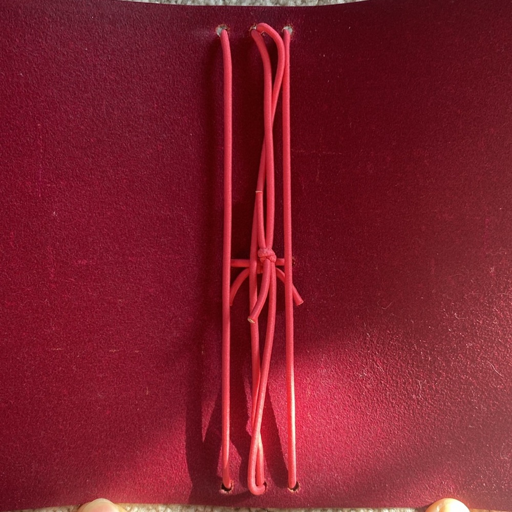 Small Leather Notebook - Picture 5 of 9